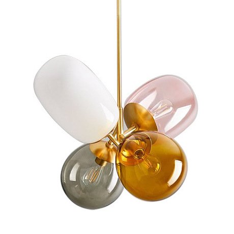Люстра Candies Modern Balloon Glass Chandelier Золотой Мульти Люстра Candies Modern Balloon Glass Chandelier Золотой Мульти в Орле | Loft Concept