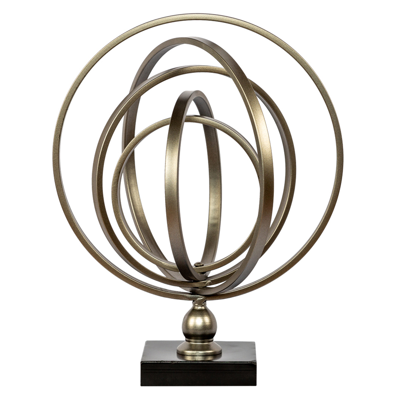 Статуэтка Sphere Sundial galaxy Черный Серебряный Статуэтка Sphere Sundial galaxy Черный Серебряный в Орле | Loft Concept