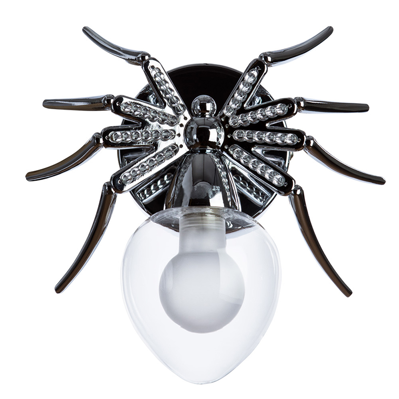 Бра Паук Spiders lamp Темный хром Бра Паук Spiders lamp Темный хром в Орле | Loft Concept