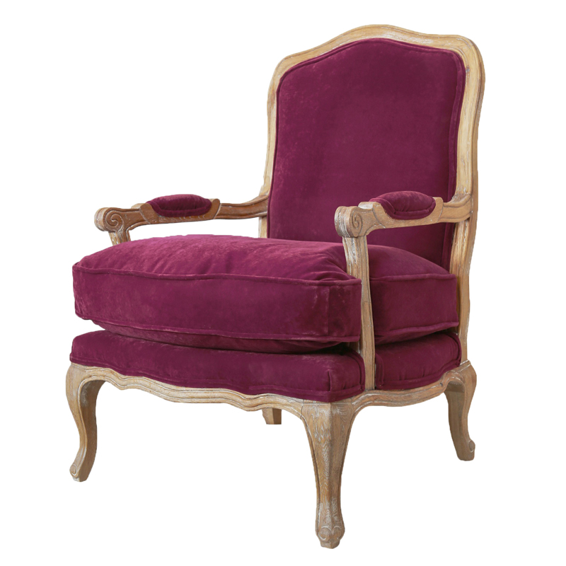 Кресло Joseph Chair violet Пурпурно-фиолетовый Кресло Joseph Chair violet Пурпурно-фиолетовый в Орле | Loft Concept