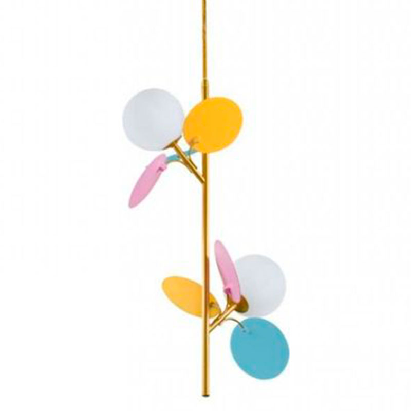 Люстра MATISSE Pendant Double multicolor Мульти Золотой Белый Люстра MATISSE Pendant Double multicolor Мульти Золотой Белый в Орле | Loft Concept