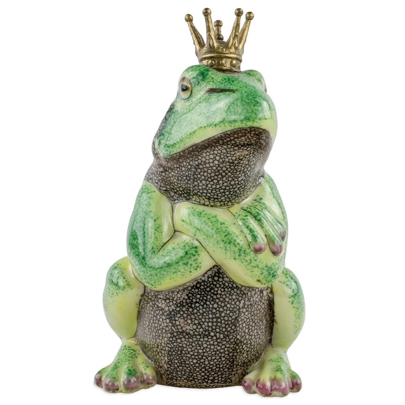 Статуэтка Important Frog Зеленый Золотой Статуэтка Important Frog Зеленый Золотой в Орле | Loft Concept