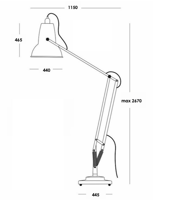 Напольная лампа Anglepoise Giant 1227 Floor Lamp Напольная лампа Anglepoise Giant 1227 Floor Lamp в Орле