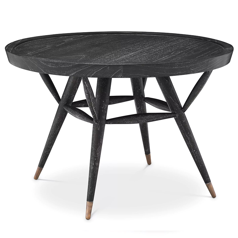 Приставной стол Eichholtz Side Table Phoenix Черный Латунь Приставной стол Eichholtz Side Table Phoenix Черный Латунь в Орле | Loft Concept