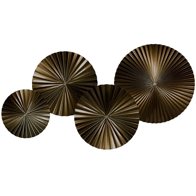 Арт-объект Apollo Brown Wall Plaque Disc 4 Коричневый в Орле | Loft Concept 