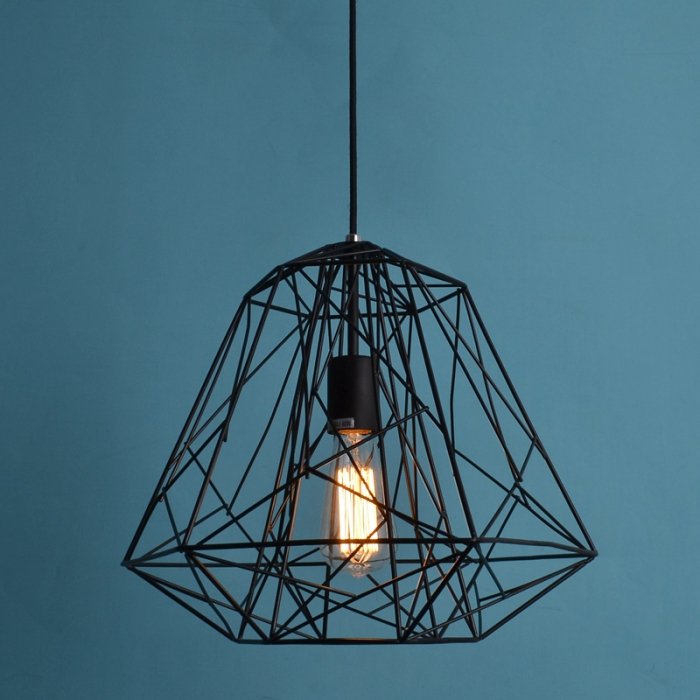 Подвесной светильник Loft Industrial Bar Nest Черный Подвесной светильник Loft Industrial Bar Nest Черный в Орле | Loft Concept