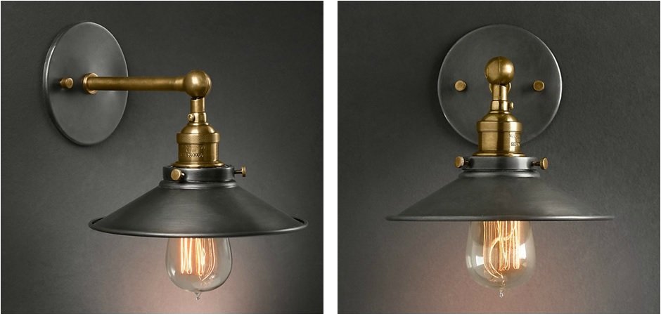 Бра Cone 20th c.Factory filament Бра Cone 20th c.Factory filament - Loft-Concept в Орле