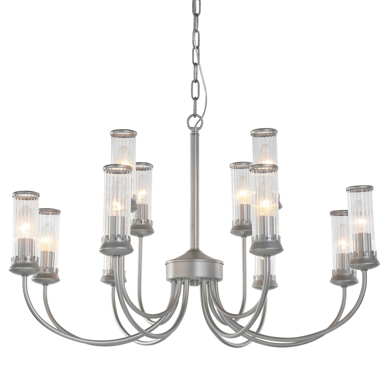 Люстра Morgane Chandelier silver 78 Серебряный Прозрачный Люстра Morgane Chandelier silver 78 Серебряный Прозрачный в Орле | Loft Concept