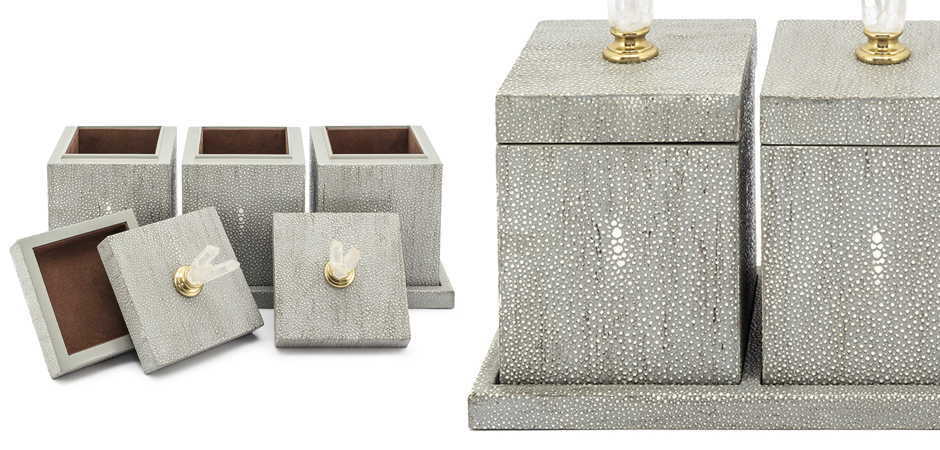 Набор шкатулок BOX KRIZIA SET3PCS Stingray Skin Набор шкатулок BOX KRIZIA SET3PCS Stingray Skin - Loft-Concept в Орле
