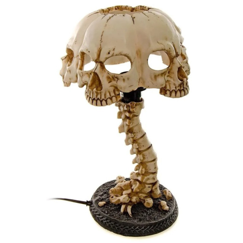 Настольная лампа Skull Бежевый Настольная лампа Skull Бежевый в Орле | Loft Concept