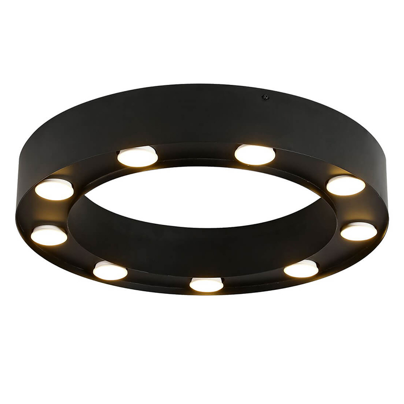 Потолочный светильник Dugan Ceiling Lamp 50 Черный Потолочный светильник Dugan Ceiling Lamp 50 Черный в Орле | Loft Concept