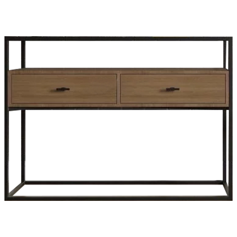Консоль Bray Console Коричневый Черный Консоль Bray Console Коричневый Черный в Орле | Loft Concept