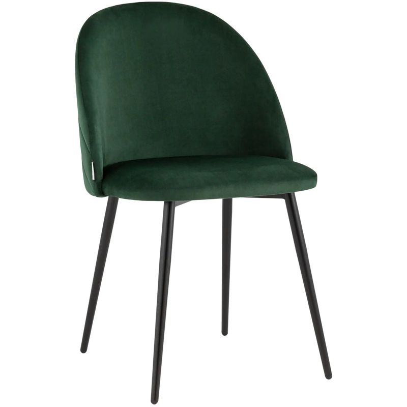 Стул Зеленый Велюр Miruna Leaf Chair Зеленый Черный Стул Зеленый Велюр Miruna Leaf Chair Зеленый Черный в Орле | Loft Concept