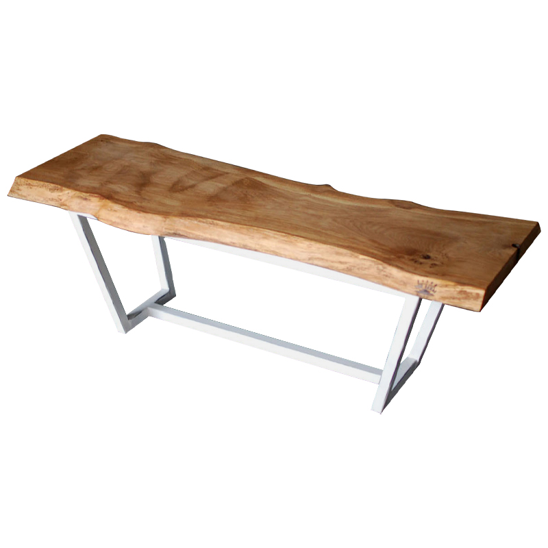 Кофейный стол Woodard Industrial Metal Rust Coffee Table Светлый дуб Белый Кофейный стол Woodard Industrial Metal Rust Coffee Table Светлый дуб Белый в Орле | Loft Concept