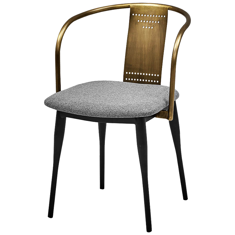 Стул Roger Loft Stool Винтажное Темное Золото Серый Черный Стул Roger Loft Stool Винтажное Темное Золото Серый Черный в Орле | Loft Concept