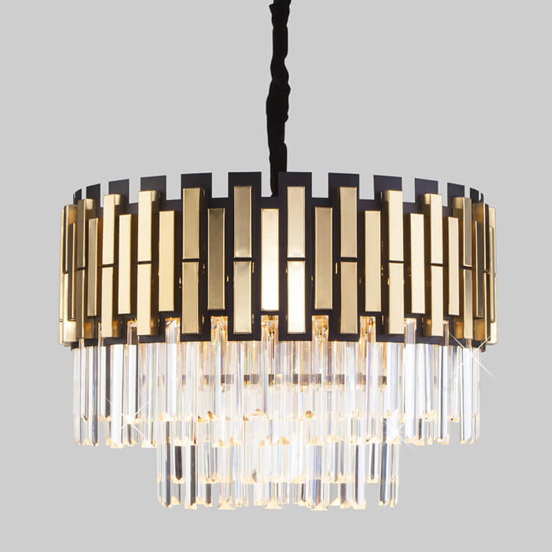 Люстра Garsent Chandelier Черный Золотой Люстра Garsent Chandelier Черный Золотой в Орле | Loft Concept