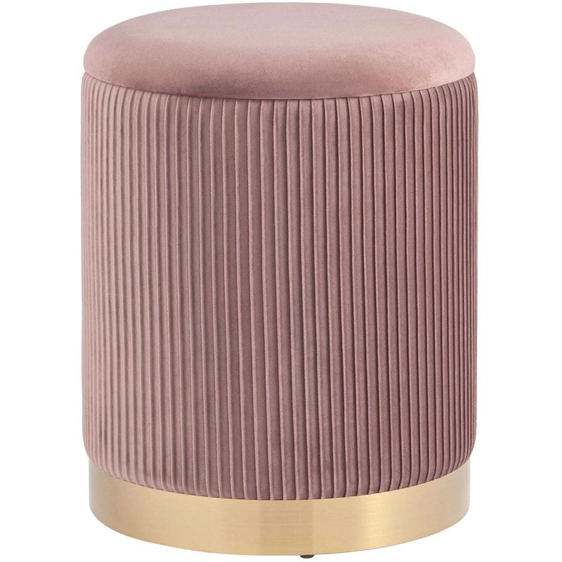 Пуф с ящиком Beatrice розовый Glossy Velor Розовый пастельный Пуф с ящиком Beatrice розовый Glossy Velor Розовый пастельный в Орле | Loft Concept