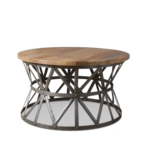 Журнальный стол Industrial Rust Barrel 80 Table Журнальный стол Industrial Rust Barrel 80 Table в Орле | Loft Concept