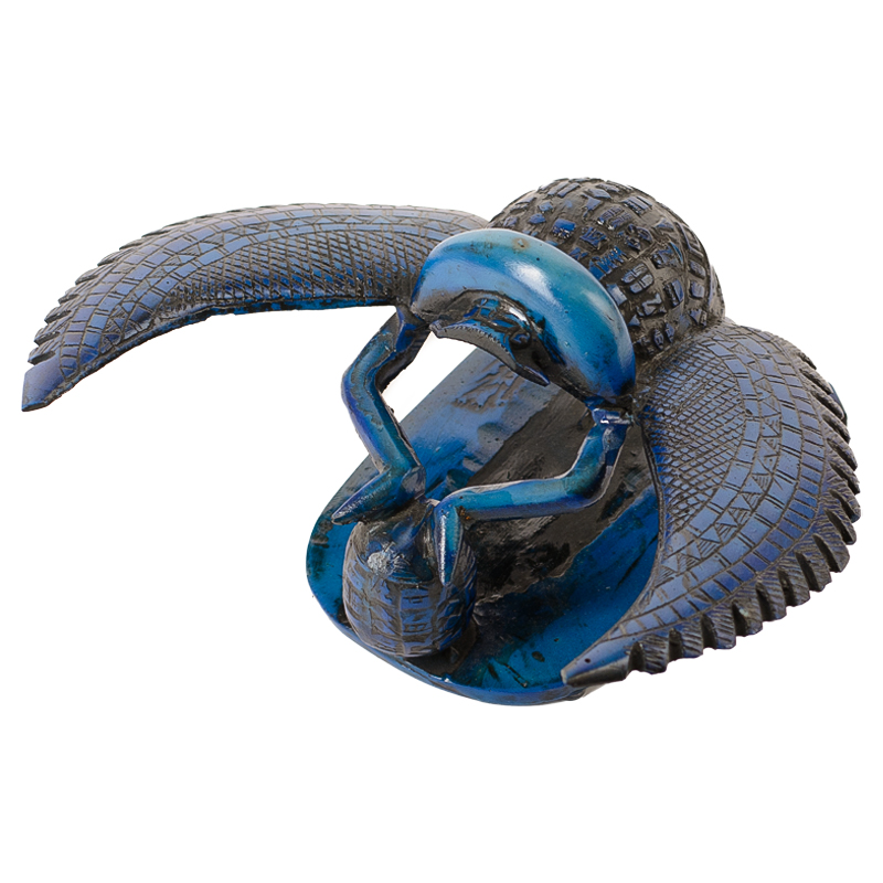 Статуэтка Скарабей Scarab Beetle with Wings blue Лазурь Синий Статуэтка Скарабей Scarab Beetle with Wings blue Лазурь Синий в Орле | Loft Concept