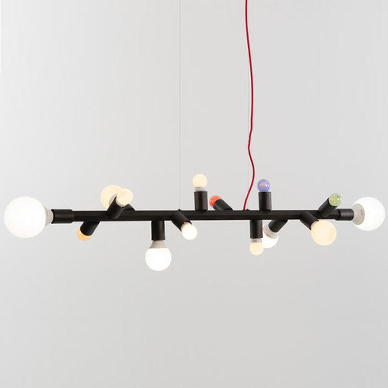 Люстра Almerich Party hanging lamp 1 Черный Мульти Люстра Almerich Party hanging lamp 1 Черный Мульти в Орле | Loft Concept