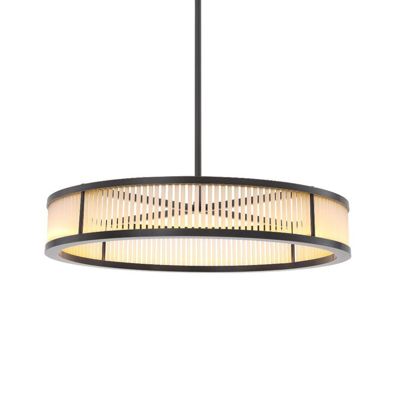 Люстра Eichholtz Chandelier Thibaud S Bronze Темная бронза Белое матовое стекло Люстра Eichholtz Chandelier Thibaud S Bronze Темная бронза Белое матовое стекло в Орле | Loft Concept