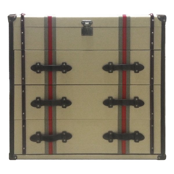 Комод с тканевой обивкой Richards Red line Canvas Medium chest of drawers Комод с тканевой обивкой Richards Red line Canvas Medium chest of drawers в Орле | Loft Concept