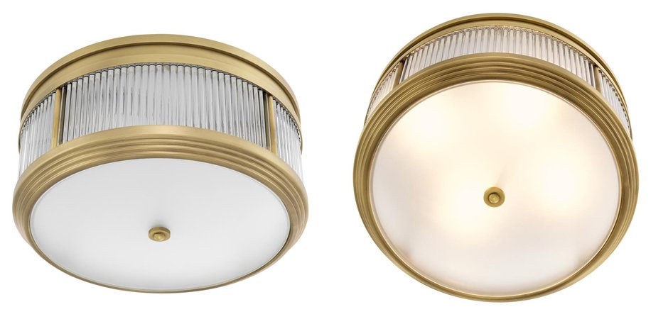 Потолочный светильник Ceiling Lamp Rousseau Antique brass Потолочный светильник Ceiling Lamp Rousseau Antique brass - Loft-Concept в Орле