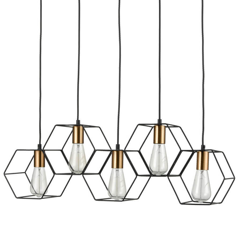 Люстра Loft Wire Cage Pendant 5 Черный Люстра Loft Wire Cage Pendant 5 Черный в Орле | Loft Concept