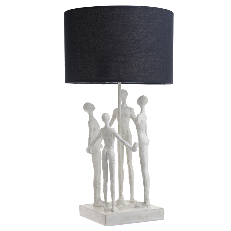 Настольная лампа Holding Hands Table lamp Белый Черный Настольная лампа Holding Hands Table lamp Белый Черный в Орле | Loft Concept