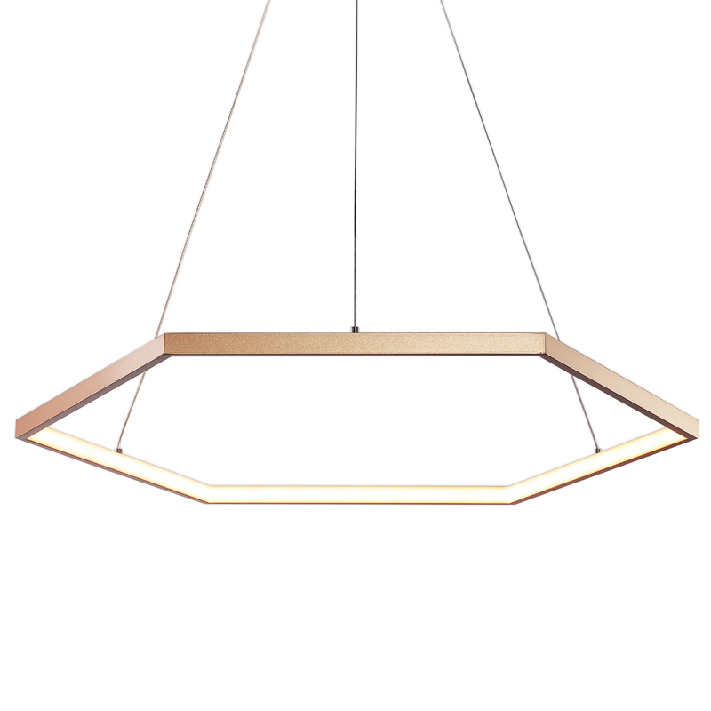 Люстра Hexagon Horizontal Золотой Люстра Hexagon Horizontal Золотой в Орле | Loft Concept
