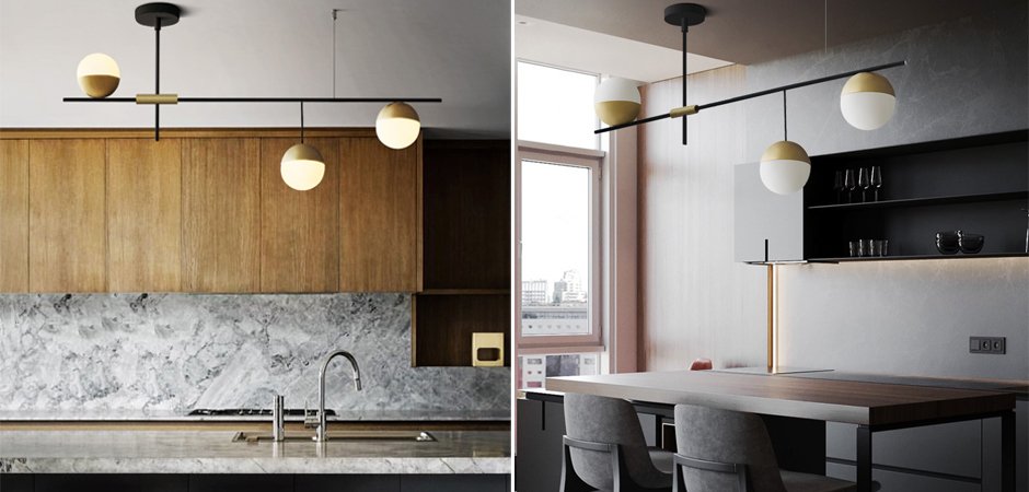 Люстра Balls white & brass 3 Люстра Balls white & brass 3 - Loft-Concept в Орле