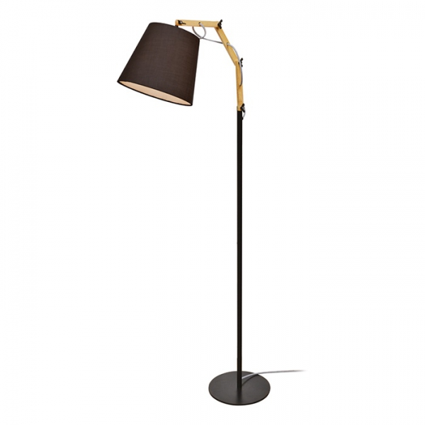 Напольная лампа Woodland Floor Black Черный Напольная лампа Woodland Floor Black Черный в Орле | Loft Concept