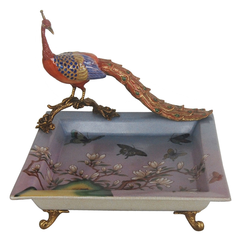 Блюдо Red Peacock Бронза Мульти Блюдо Red Peacock Бронза Мульти в Орле | Loft Concept