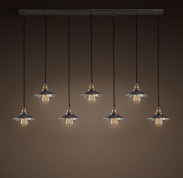 Люстра Loft Cone Pendant Reflector 7 Line Черный Люстра Loft Cone Pendant Reflector 7 Line Черный в Орле | Loft Concept