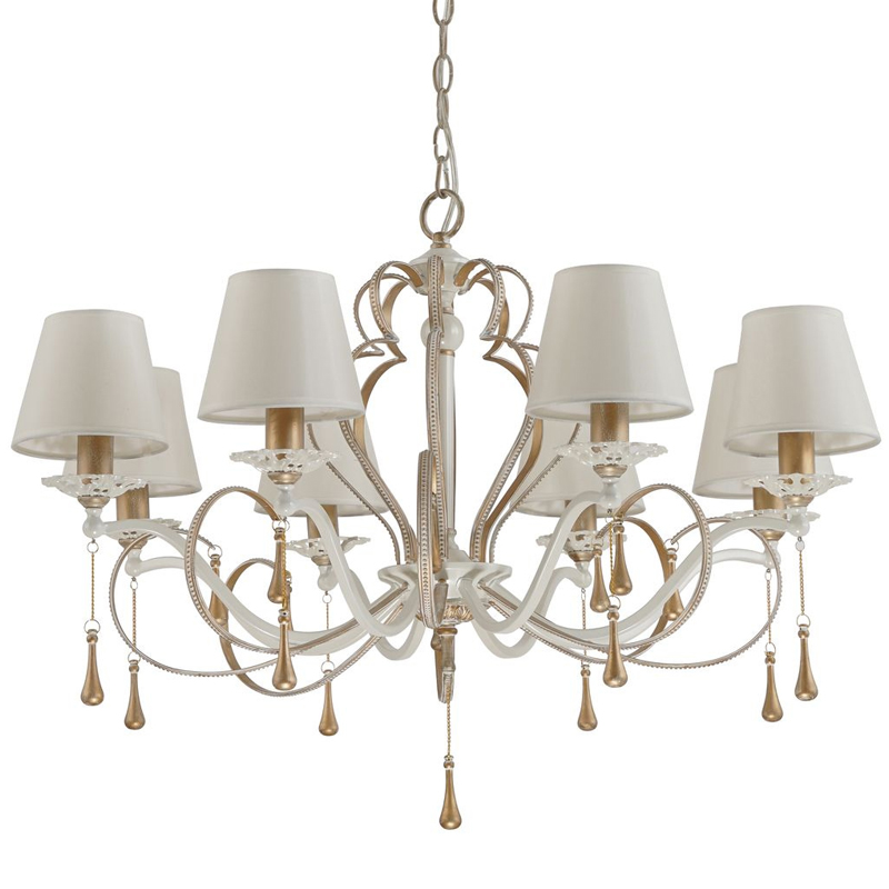 Люстра Batiste Chandelier 80 Золотой Белый Люстра Batiste Chandelier 80 Золотой Белый в Орле | Loft Concept