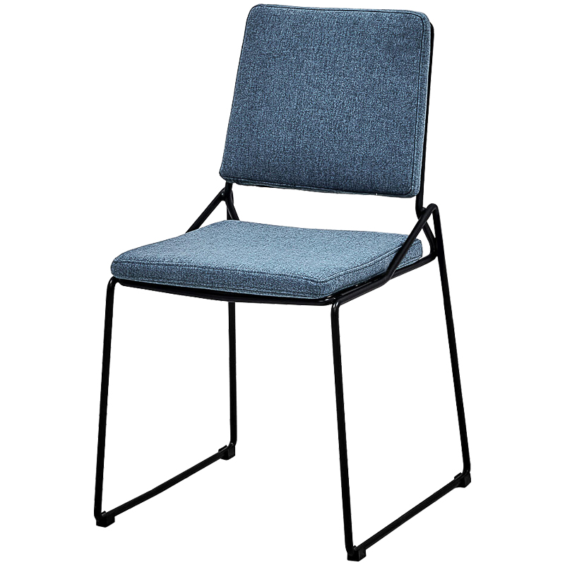 Стул Diglan Stool Светло-синий Черный Стул Diglan Stool Светло-синий Черный в Орле | Loft Concept