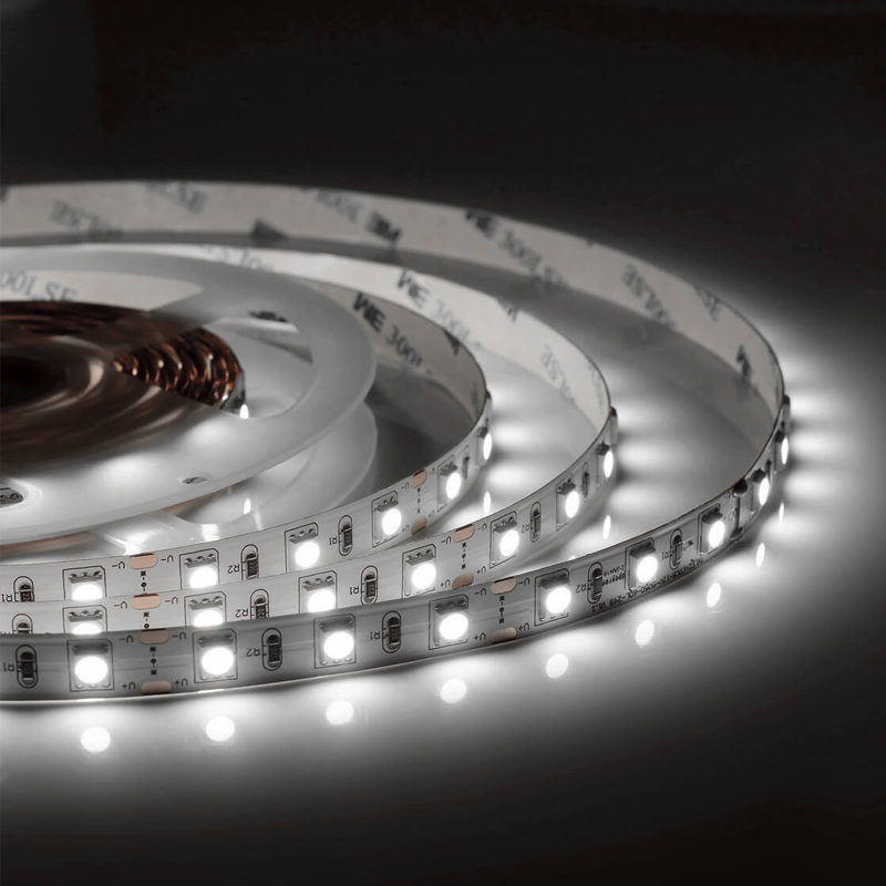 Светодиодная лента 14,4W/m 60Led/m 5050SMD дневной белый Белый Светодиодная лента 14,4W/m 60Led/m 5050SMD дневной белый Белый в Орле | Loft Concept