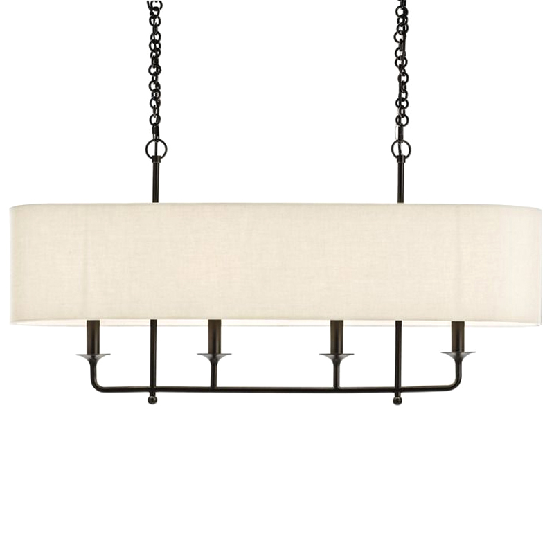 Люстра Arteriors BEATTY CHANDELIER Черный Бежевый Люстра Arteriors BEATTY CHANDELIER Черный Бежевый в Орле | Loft Concept