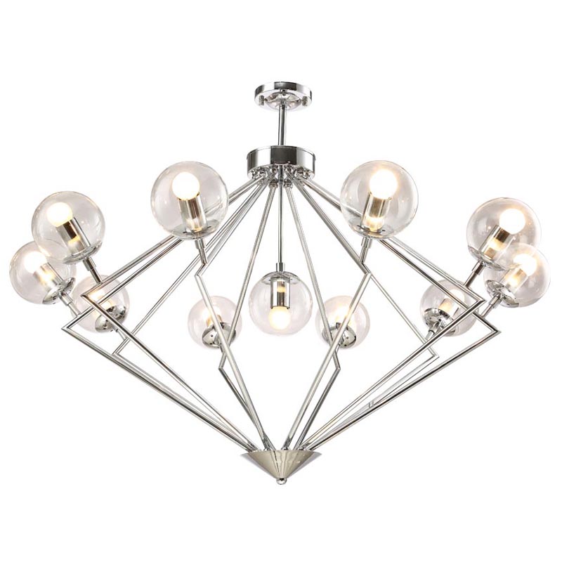 Люстра Liebaud Chandelier 11 lamp Хром Люстра Liebaud Chandelier 11 lamp Хром в Орле | Loft Concept