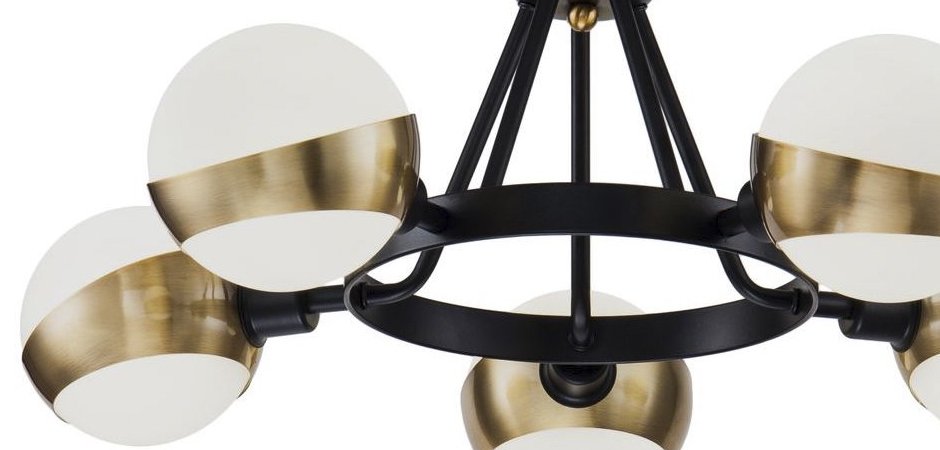 Люстра Hold Ball Brass Chandelier 5 Люстра Hold Ball Brass Chandelier 5 - Loft-Concept в Орле