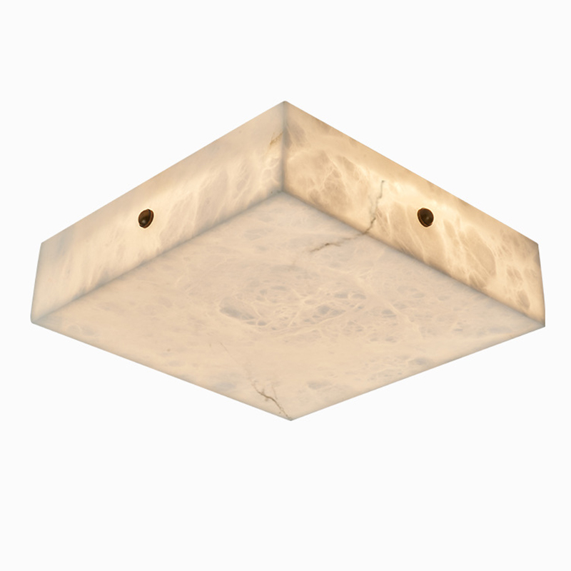 Накладной Потолочный светильник из натурального мрамора Marble cube  в Орле | Loft Concept 