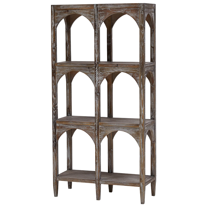 Стеллаж Rehan Wood Rack Коричневый Коричневый винтаж в Орле | Loft Concept 