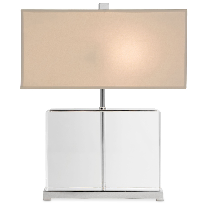 Настольная лампа Eichholtz Table Lamp Warwick Прозрачный Белый Настольная лампа Eichholtz Table Lamp Warwick Прозрачный Белый в Орле | Loft Concept