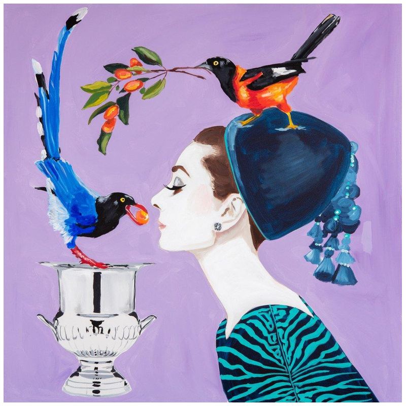 Картина Audrey with Birds and Kumquats Мульти в Орле | Loft Concept 