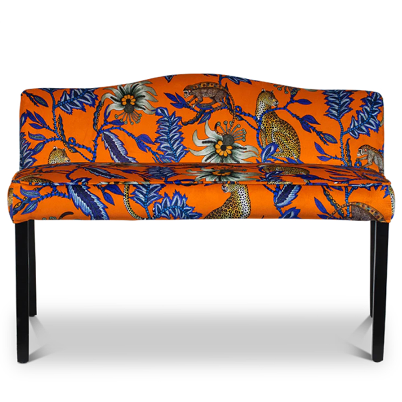 Банкетка Оранжевый Орнамент Zambezi Monkey Bean Flame Bench Оранжевый Банкетка Оранжевый Орнамент Zambezi Monkey Bean Flame Bench Оранжевый в Орле | Loft Concept