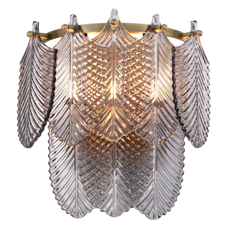 Бра Eichholtz Wall Lamp Verbier smoke Стекло Смок Латунь Бра Eichholtz Wall Lamp Verbier smoke Стекло Смок Латунь в Орле | Loft Concept