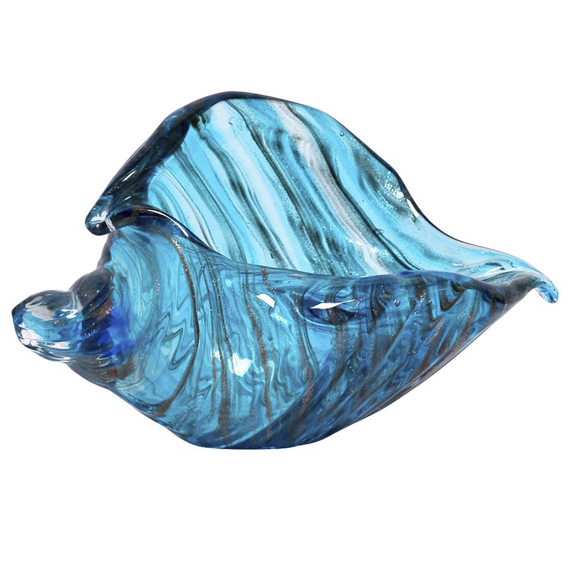 Статуэтка Glass Blue Shell Голубой Статуэтка Glass Blue Shell Голубой в Орле | Loft Concept