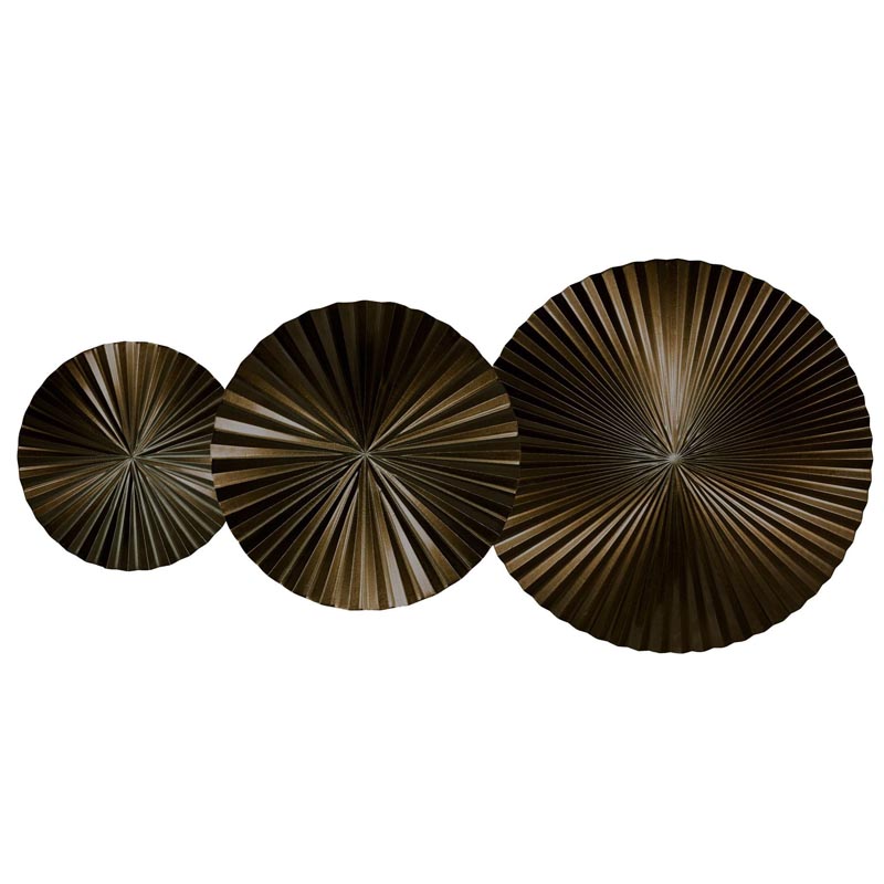 Арт-объект Apollo Brown Wall Plaque Disc 3 Коричневый Арт-объект Apollo Brown Wall Plaque Disc 3 Коричневый в Орле | Loft Concept