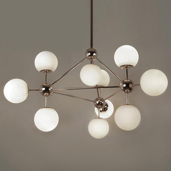 Люстра Modo Chandelier White Glass Люстра Modo Chandelier White Glass в Орле | Loft Concept