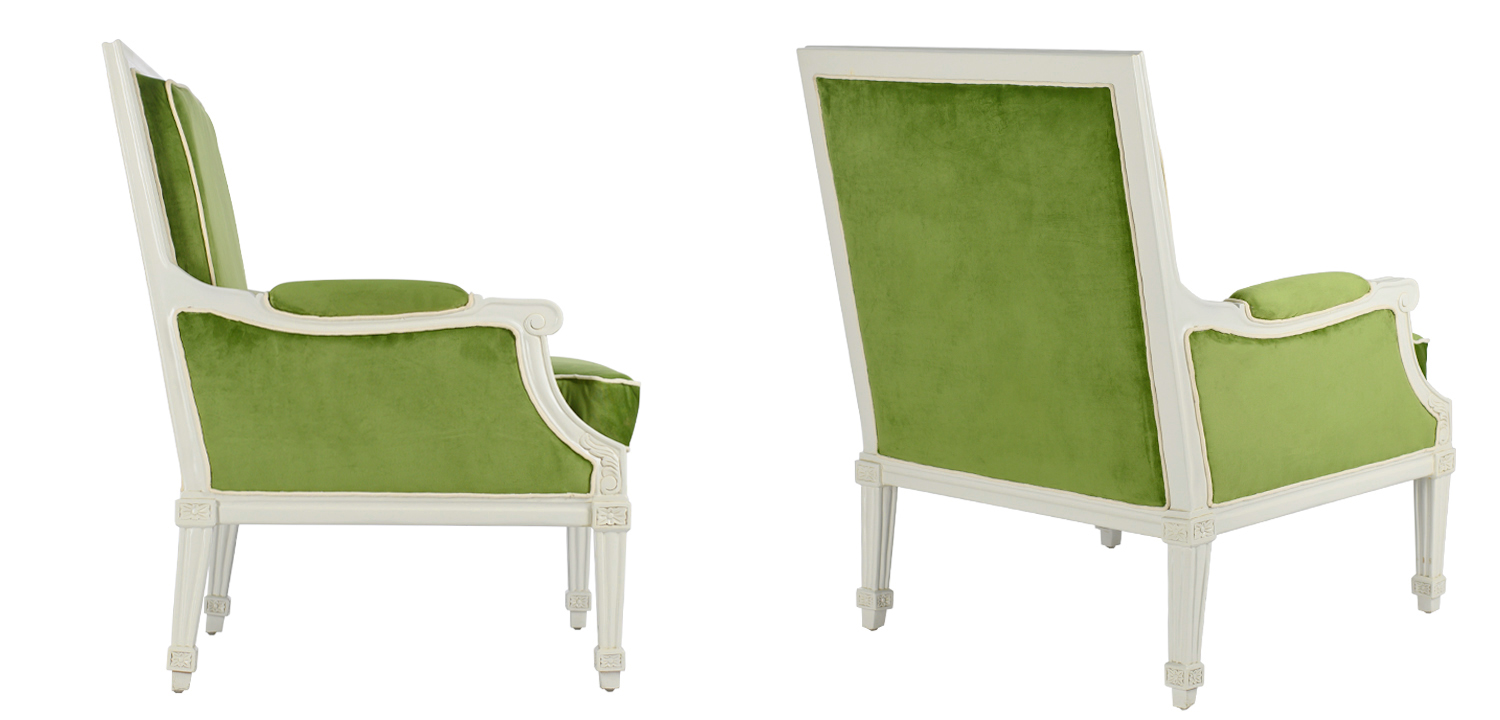 Кресло French Provence Armchair Ferrand green - фото